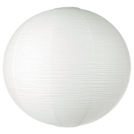 Sarkıt Lamba Abajur Başlığı, Beyaz, 70 cm, El Yapımı
