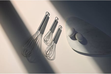 WMF Profi Plus 3 Parça Çırpıcı Seti, Paslanmaz Çelik Tel Çırpıcı, Cromargan® Yüksek Kaliteli Yarı Mat Paslanmaz Çelik, Bulaşık Makinesinde Yıkanabilir