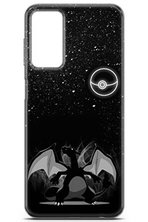 Samsung Galaxy M13 uyumlu Pokemon 38 Baskılı Telefon Kabı Charizard Pokemon