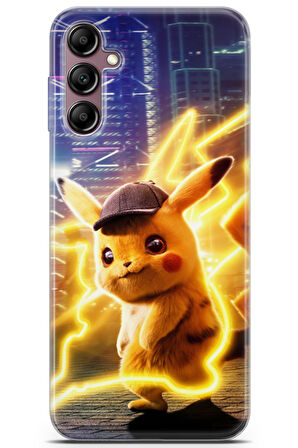 Samsung Galaxy A14 5G uyumlu Pokemon 30 Telefon Kabı Detektif Pikachu