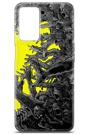 Oppo A16 uyumlu Anime 1 HQ Baskı Testere Chainsaw Man