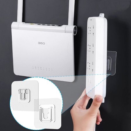 ® 6 Çift Yapışkanlı Geçmeli Asma Aparatı Kanca Askı Sabitleyici Klips Seti – Delmeden Montaj – Su Geçirmez Güçlü Yapışkan – Duş Rafı, Mutfak, Banyo ve Ev Düzenleyici Sabitleme Aparatı