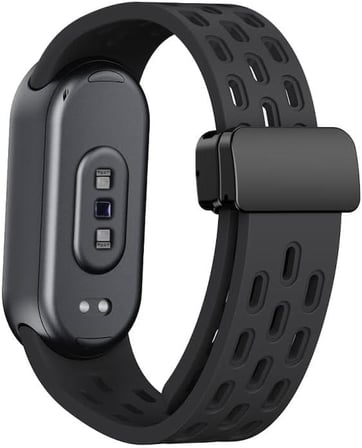 Xiaomi ile Uyumlu Mi Band 10/9/8 için Nefes Alabilen Silikon Air Loop Smart Band10 Kordon Manyetik Toka Mekanizmalı Deformasyona Dayanıklı Yumuşak Mi Band 10 Kordonu