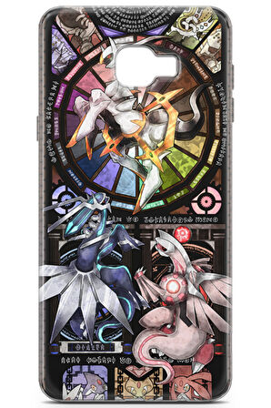 Samsung Galaxy C7 uyumlu Pokemon 7 UV Kapak Sinnoh Giratina Pokemon
