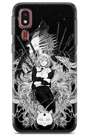 Samsung Galaxy A2 Core uyumlu Manga 23 Kab Anime Kadın ve Kedi