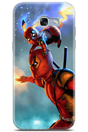 Samsung Galaxy A5 2017 uyumlu Manga 24 Kab Deadpool ve Pikachu