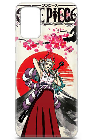 Samsung Galaxy M02s uyumlu Anime 12 Silikon Kapak One Piece Yamato