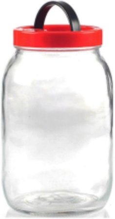 2 Litre Cam Turşu Ve Bakliyat Saklama Kavanozu