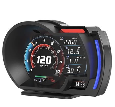 Toyota C-HR AX10 2016-2023 Uyumludur OBD2 GPS Hız Devir Gösterge Ekranı