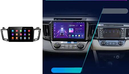 Toyota RAV4 (2013+) Uyumlu Android Multimedya Sistemi – 4 Çekirdek İşlemci, 4GB RAM, 64GB Hafıza, CarPlay & Android Auto, Geri Görüş Kamerası
