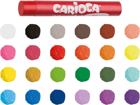 Carioca Yağli Pastel Boya Kalemi 24'Lü
