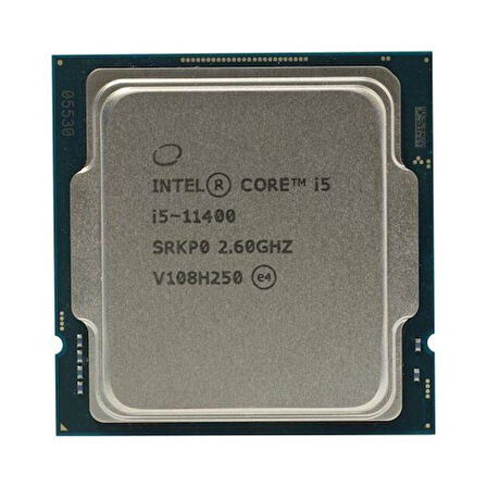 INTEL Core i5 11400 6 CORE 2.90 GHz 12MB 1200P 65W TRAY (KUTUSUZ) (FANSIZ) (11.Nesil)