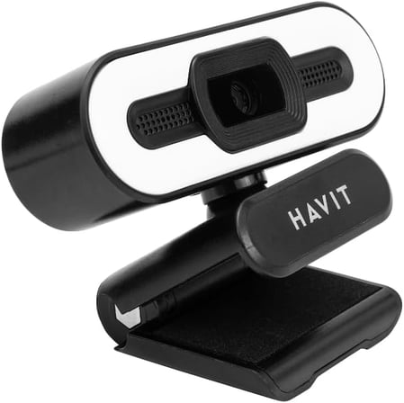 HV-HN24G Full HD Pro 2K Webcam Otomatik Odaklama LED Işıklı Mikrofonlu
