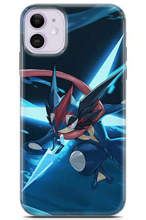 Apple iPhone 11 uyumlu Pokemon 27 Arka Kapak Ash Greninja Pokemon