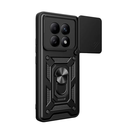Xiaomi Redmi Note 15 4G Pars Lens Yüzüklü Silikon - Siyah