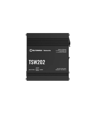 Teltonika TSW202 Switch 8 Port Gigabit 2 SFP PoE L2