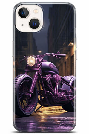 Apple iPhone 13 Mini uyumlu Otomoto 30 Ultra HD Mor Harley Motor