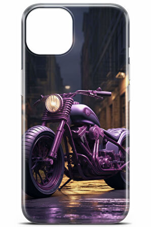 Apple iPhone 13 Mini uyumlu Otomoto 30 Ultra HD Mor Harley Motor