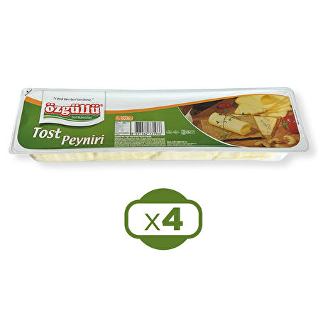 Özgüllü Dilimli Tost Peyniri 1 Kg x 4 Adet