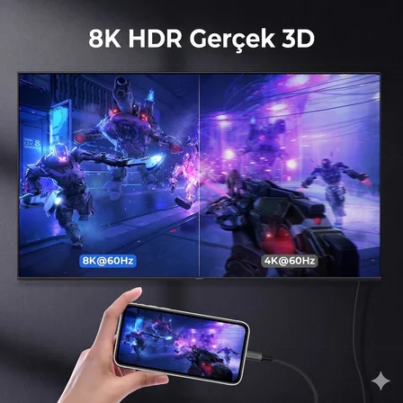HDMI to Type C 8K 1.8m 48 Gbps