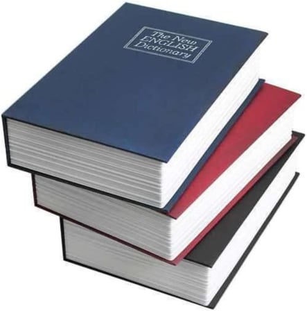 Mobee Kitap Görünümlü Gizli Kasa - Lacivert