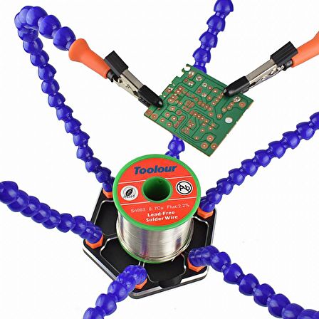 6 ADET ESNEK PCB TUTUCULU LEHİMLEME İSTASYONU