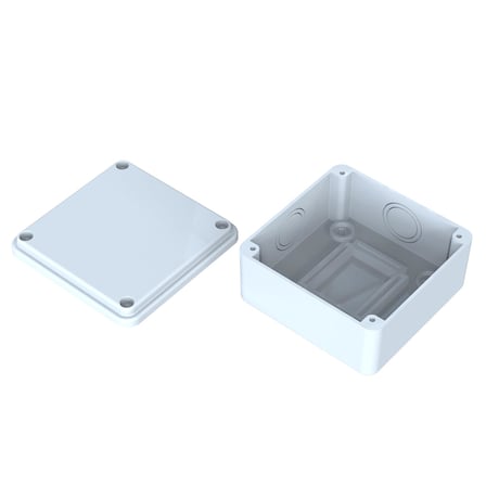Buat Kutusu, Bağlantı Kutusu, Dağıtım Kutusu IP65 Su Geçirmez 100 x 100 x 50 mm Muhafaza Kutusu POLİ 032-1010