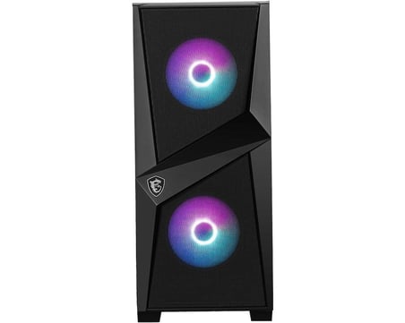 MSI MAG FORGE 100R TEMPERLI CAM ARGB PSU YOK 2X120MM 1X120MM GAMING ATX KASA SİYAH