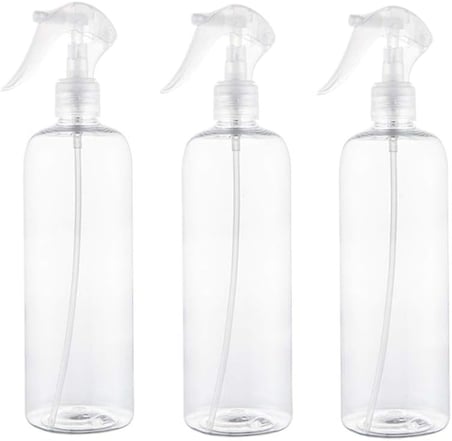 3 Adet Plastik Sprey Şişe Boş Sis Sprey Şişe Tetikleyici Püskürtme Sızdırmaz Doldurulabilir Atomizatörler Kuaför Salonları Ev Temizleyicileri için