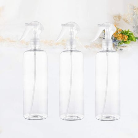3 Adet Plastik Sprey Şişe Boş Sis Sprey Şişe Tetikleyici Püskürtme Sızdırmaz Doldurulabilir Atomizatörler Kuaför Salonları Ev Temizleyicileri için