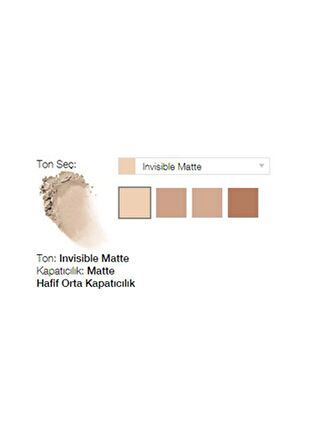 CLINIQUE Clinique, Stay-Matte, Pudra Fondöten, Invisible,  7.6GM/.27OZ