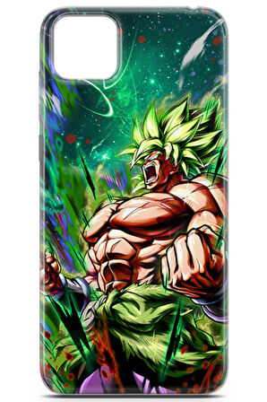 Huawei Y5p uyumlu Anime 3 Telefon Kılıfı Saiyan Rage Dragon Ball