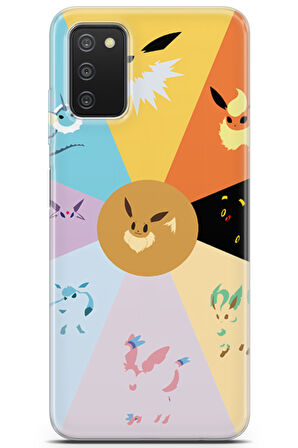 Samsung Galaxy A03S uyumlu Pokemon 29 Koruma Eevee Evrimi
