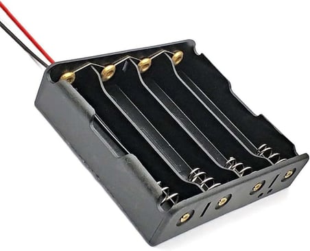Alkatronik 18650 2 Tel 4lü Pil Kutusu Paralel 4 Adet 3.7v Paralel Lityum Lion Batarya Yuvası Mobil Güç Kaynağı