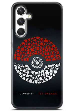 Samsung Galaxy A54 5G uyumlu Pokemon 25 HD Tasarım Pokemon Go Toplaşma