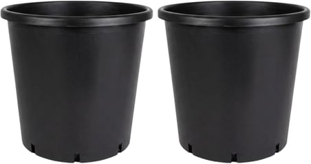 9L Uretim Saksisi — Ø24 Siyah Plastik Saksi — Fidan, Cicek, Yetistirme Kabi (6)