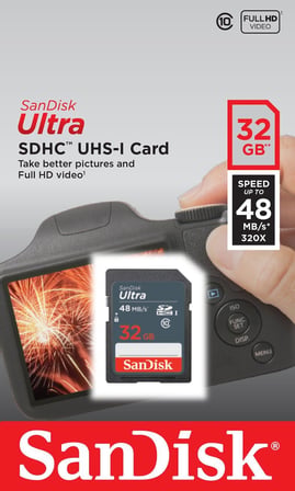 SanDisk 32 GB Ultra SDHC Hafıza Kartı