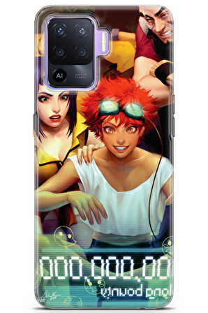 Oppo Reno5 Lite uyumlu Manga 37 UV Tasarım Amanda Schank Cowboy
