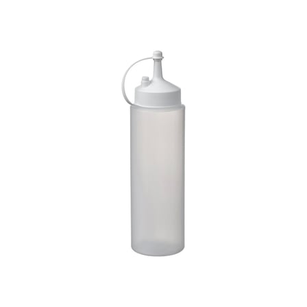 Sos Şişesi, Beyaz-Şeffaf, 330 ml