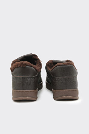 Hakiki Deri Comfort Taban Kürklü Kadın Sneaker 