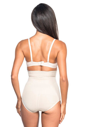 TEN MI Emay 2079 Yüksek Bel Desenli Double Slip Korse