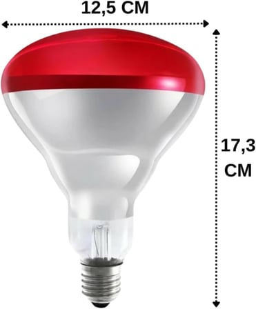 Philips 250W Infrared Kırmızı Ampul E27 Isıtıcılı Lamba Kırmızı Işık