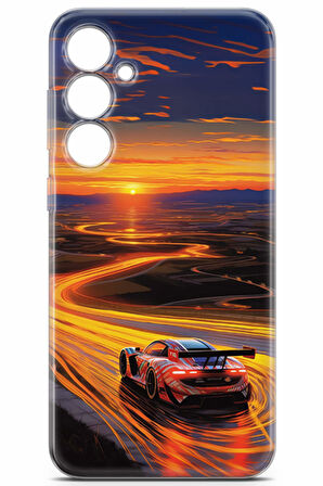 Samsung Galaxy S23 FE uyumlu Otomoto 31 HD UV Baskı Le Mans Işıklar