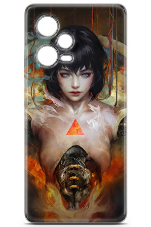 Xiaomi Redmi Note 12 Pro 5G uyumlu Manga 19 HD Baskı Kusanagi Motoko Anime