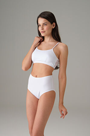 Kadın Beyaz Kadın Slip Külot 7183