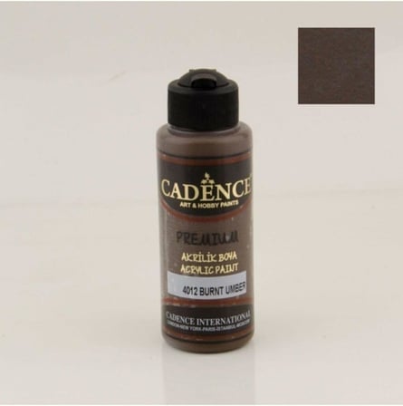 Premium Akrilik Boya Burnt Umber 120ml N:4