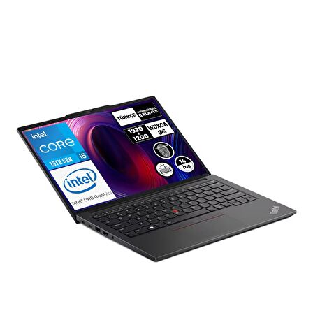 Lenovo ThinkPad E14 Gen 5 Intel Core i5-1335U 40GB 1TB SSD 14" WUXGA Freedos Taşınabilir Bilgisayar 21JLS20MTX 006