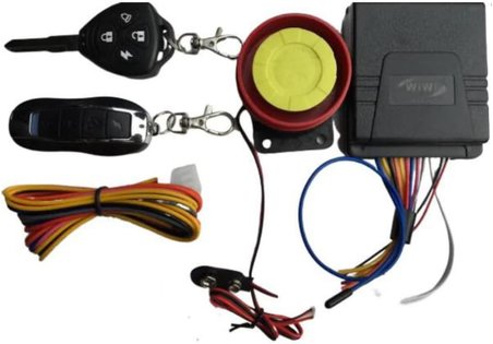 Motosiklet Alarm Ve Çalıştırma Seti Motosiklet Uzaktan Kumanda Alarm Sistemi-Pil Destekli-AlarmSeti