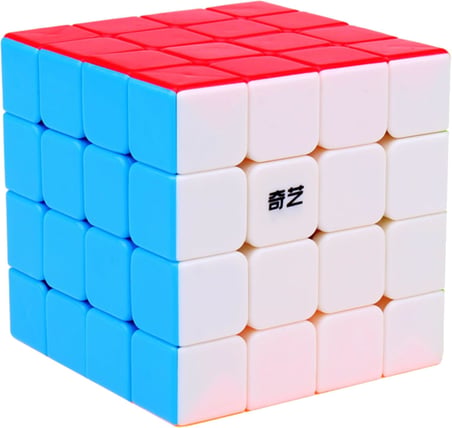 4x4 Qiyuan S 4x4x4 Hız Küpü Etiketsiz Yapboz Küp (Qiyuan Versiyonu)