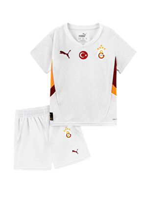 Orijinal Lisanslı 24-25 Beyaz 5 Yıldızlı Lazer Aslan Baskılı Çocuk Forma Set Hed